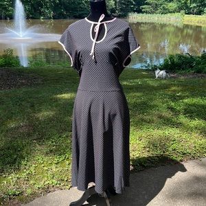Stop Staring Polka Dot Dress Rockabilly 40s 50s